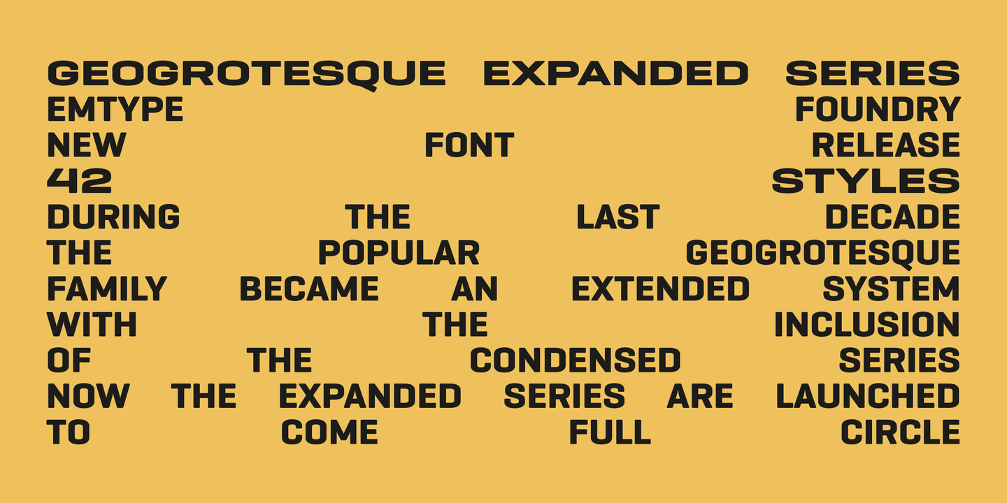 Geogrotesque Wide